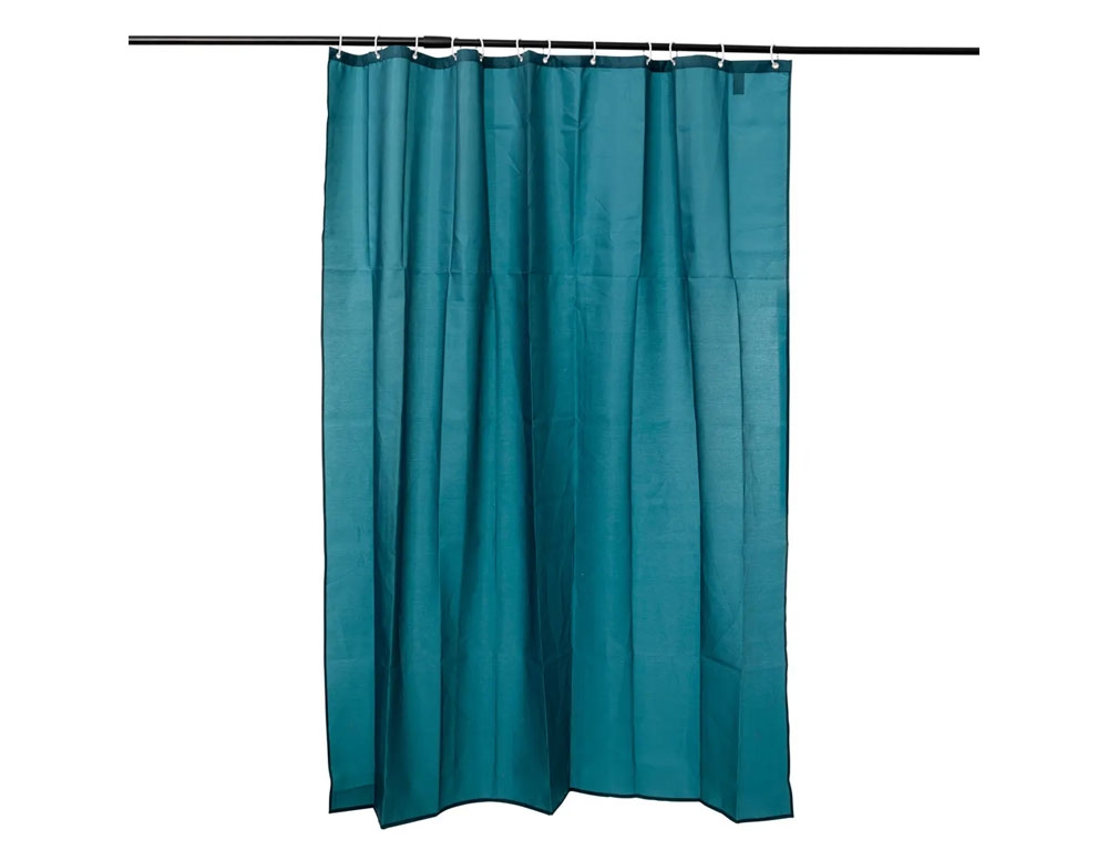 Εικόνα Κουρτίνα Μπάνιου με κρίκους Colorama 5five με διαστάσεις 180x200cm - Petrol blue