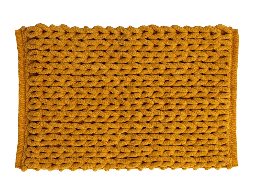 Εικόνα Πατάκι Μπάνιου Colorama 5five με διαστάσεις 75x50cm - Mustard yellow