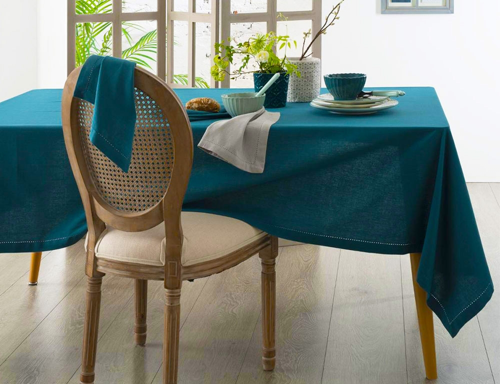 Εικόνα Τραπεζομάντηλο Chambray Jane Atmosphera με διαστάσεις 240x140cm