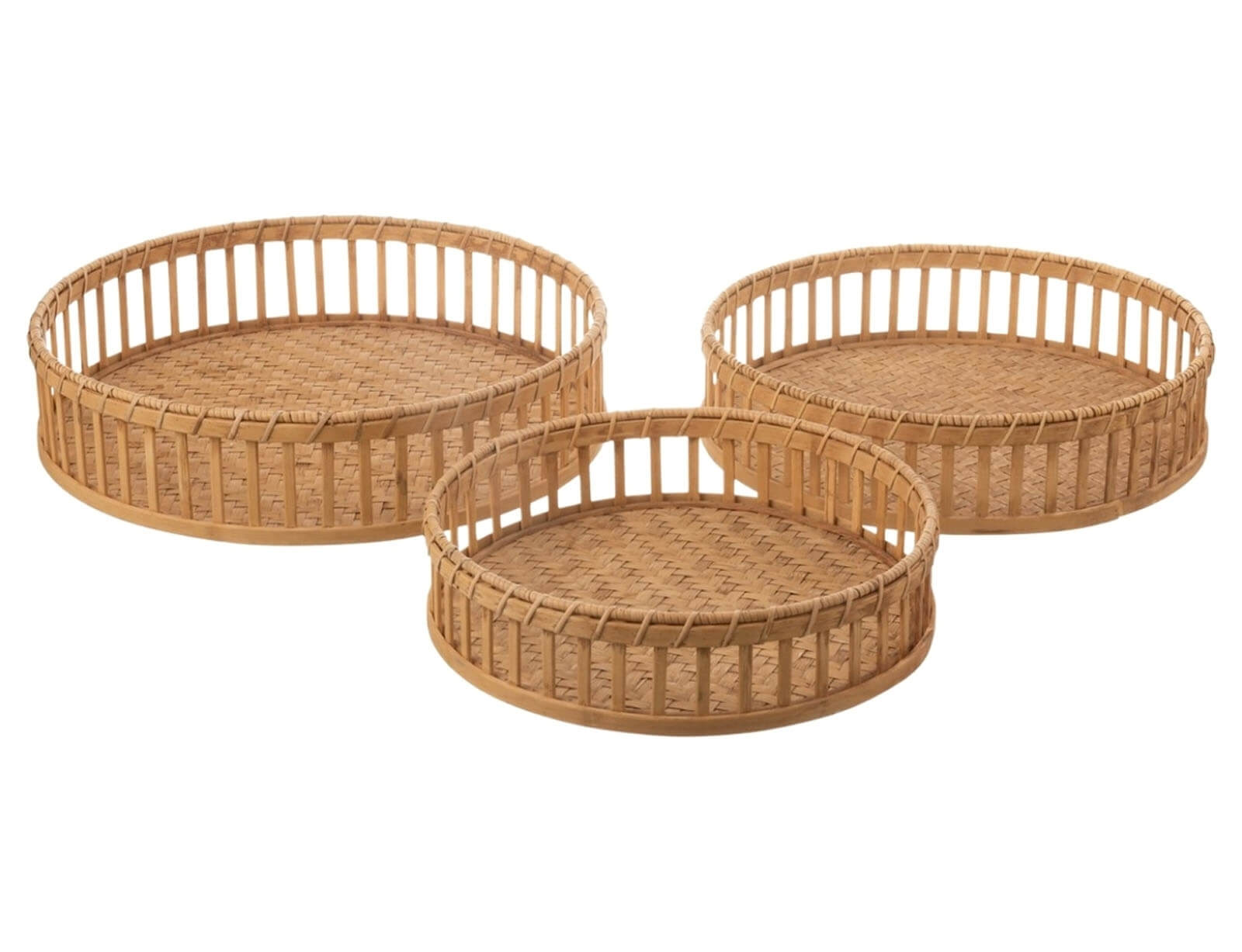 Εικόνα Σετ Διακοσμητικοί Δίσκοι J-Line - 2 τεμάχια - Natural